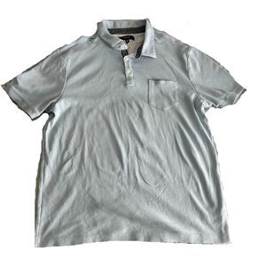 TAHARI Polo Shirt – Light Blue-Gray – Men’s XL